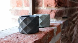 Featured image of [Project] 3D Printed Geometric Concrete Pot Molds