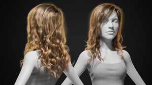 Featured image of Modeling Hair in Blender – Simply Explained