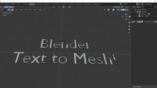 Featured image of Blender: Text to Mesh – Simply Explained