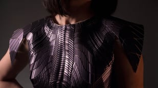 Featured image of Say Yes to the 3D Printed Dress: Artist Showcases Sartorial Skills with Wearable PLA Creation