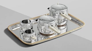 Featured image of Georg Jenson Silver Tea Service Designed by Marc Newson