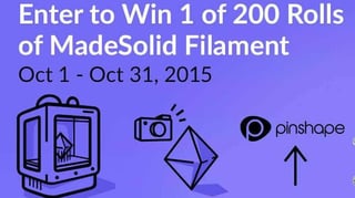 Featured image of Pinshape Gives Away Free Filament