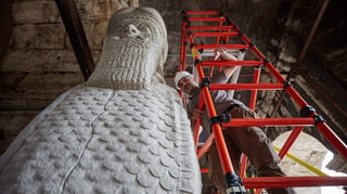 Featured image of Bull of Nimrud Destroyed by Isis recreated with 3D Printing