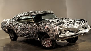 Featured image of 3D Printed Liquid Metal Ford Torino Steals the Spotlight at Arizona Auction