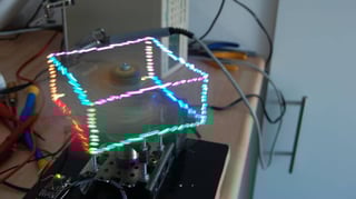 Featured image of Prophelix is a Holographic Display Made with Arduino and 3D Printing