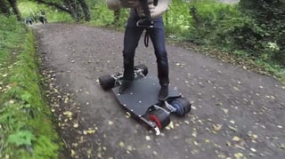 Featured image of Maker Builds BatBoard, A Batman-Themed Electric Skateboard