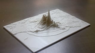 Featured image of [Project] 3D Print An Actual Earthquake Map