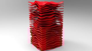 Featured image of 3D Printed Wave Lamp Shows you the Weather and Notifications
