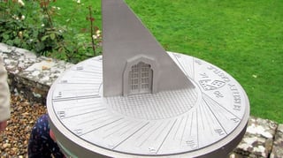 Featured image of Renishaw Metal 3D Printed Sundial Installed in Berkeley Castle Gardens