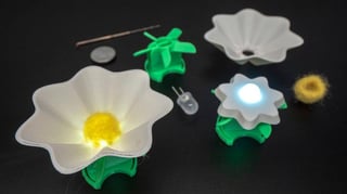 Featured image of [Project] Make Your Garden Glow with 3D Printed LED Flowers