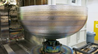 Featured image of Lockheed Martin 3D Prints Titanium Domes for Satellite Fuel Tank