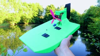 Featured image of [Project] Set Sail in This 3D Printed RC Airboat