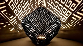 Featured image of [Project] Create Captivating Patterns with a 3D Printed Greek Meander Lamp