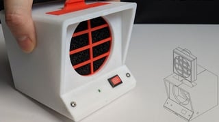 Featured image of [Project] Clear the Air with a Minimalist 3D Printed Fume Extractor