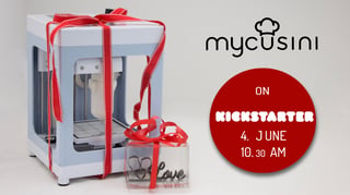 Featured image of Mycusini: Affordable $230 Chocolate Printer on Kickstarter