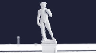 Featured image of Scientists 3D Print Microscopic Copper Version of David Statue