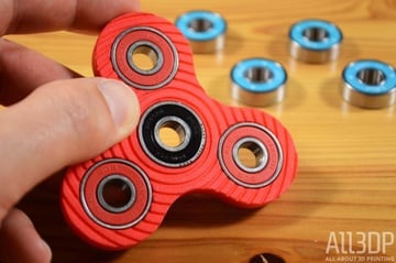 ADHD Toy Ceramic Bearings Spinner Fidget Boss Fidget Spinner Toy 6 Mins Spin 