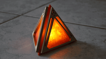 Dark Holocron 3D Printed Replica Star Wars Sith Holocron Battery Included! 