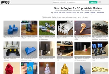 Yeggi & Co. – Which is the 3D Print Search | All3DP