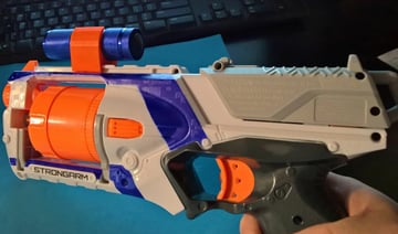 Nerf to Nerf Extension Rail for Nerf Gun 3D Printed 