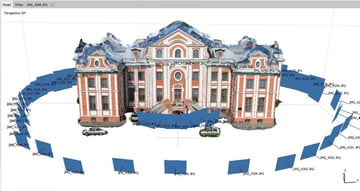 Photogrammetry can be used to capture significant structure such as buildings