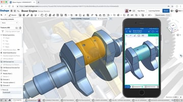 Onshape, unlike Fusion 360, is a web-based CAD program
