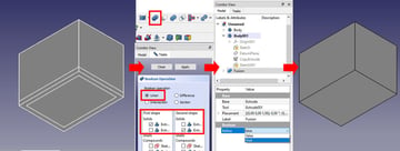 Use boolean operation to unify or substract bodies