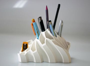 3D Pen Holder Base Bracket Stand Root 3D Printing Pen Accessories Plastic High Temperature Resistant White Transparent 2PCS 