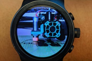 OctoApp in action on a smartwatch