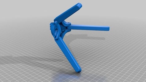 Featured image of 3D Printed Foldable Camera Tripod for Gopro/SJCAM