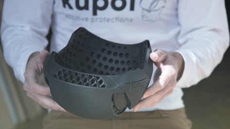 Featured image of Designer Creates 3D Printed Bicycle Helmets Using HP’s Multi Jet Fusion