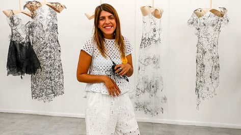 Featured image of Graduate Creates ‘3D Lace’ Couture Collection using a 3Doodler Pen