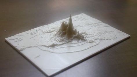 Featured image of [Project] 3D Print An Actual Earthquake Map