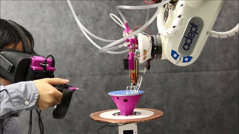 Featured image of Researchers Combine VR, CAD, and 3D Printing to Create the Robotic Modeling Assistant