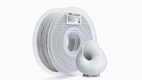Featured image of Amolen Marble-Like White PLA Filament Review