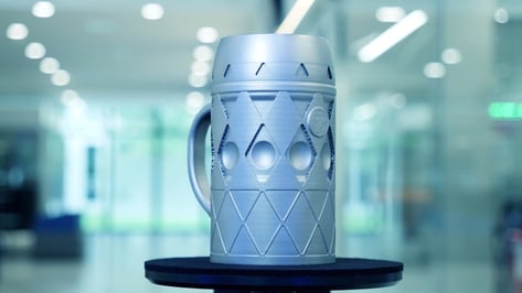 Featured image of GE Additive Honors Oktoberfest with 3D Printed Titanium Beer Stein