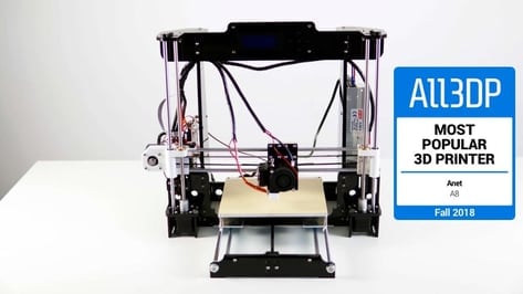 Featured image of Anet A8 im Test: Der beliebteste 3D-Drucker 2018