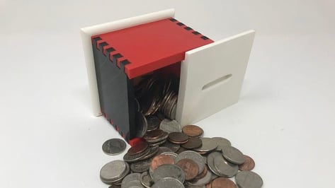 Featured image of [Project] Stash Your Cash in this 3D Printed Secret Coin Bank