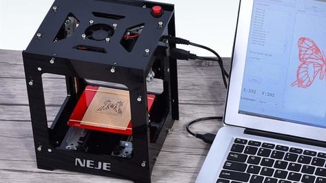 Featured image of NEJE DK-8-KZ Laser Engraver: Review the Specs
