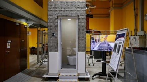 Featured image of When Nature Calls: The World’s First 3D Printed Bathroom