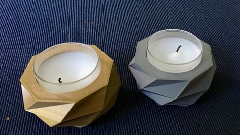 Featured image of 3D Printed Candle Holders: 10 Prints to Fight the Winter Gloom