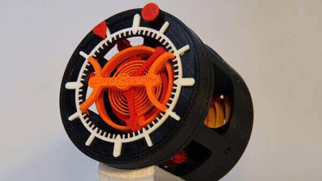 Featured image of 3D Printed Clock with Tourbillon Wins Pinshape’s Designer of the Month