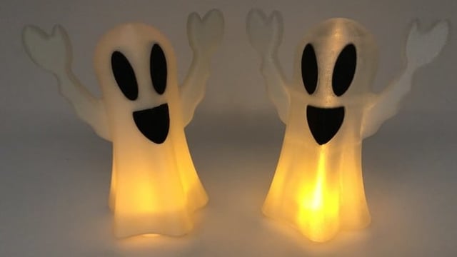 Featured image of [Project] Tell Scary Tales Over This 3D Printed Tea Light Ghost