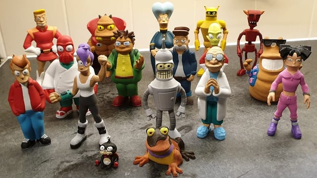 Featured image of Futurama 3D Prints: Great 3D Models for Long-Time Fans