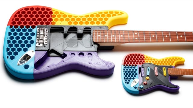 Featured image of 3D Printed Guitar: Top 15 Models to 3D Print