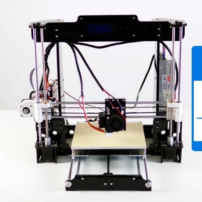 Almencla 3D Drucker Pulverbeschichtet Doppelseitige PEI Federstahlplatte Beheizte Bettplattform Baufläche Aufkleber 220x220mm Für Anet A8 