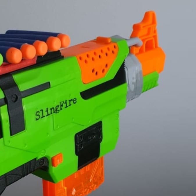 Worker MOD Wasteland Ranger Blaster 3DPrint Pistol for Foam Nerf Dart Modify Toy 