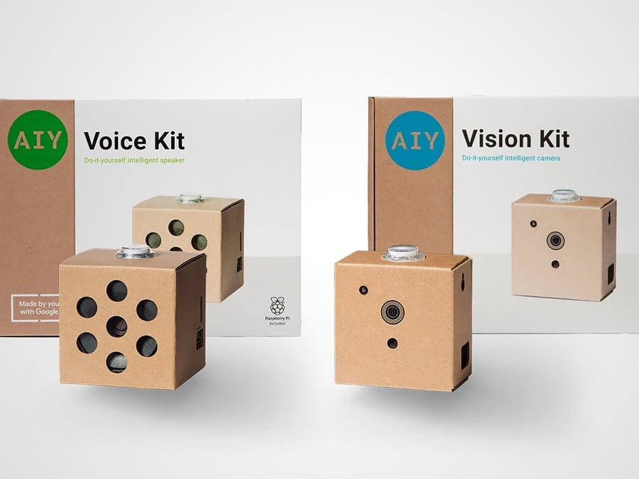 Google AIY Voice KIT Version 2.0 DO it Yourself Intelligent Speaker Brand New 