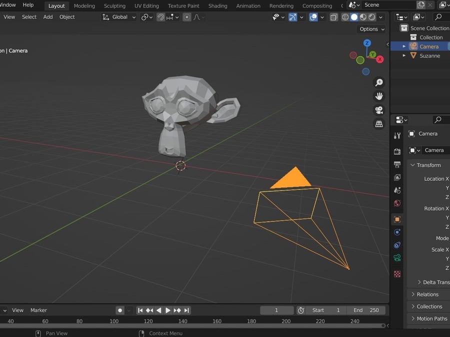 Blender: to Move the Camera – Simply Explained | All3DP