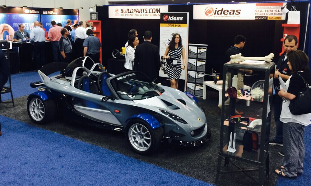 C.Ideas used 3D printing to create more than 40 components in this Lotus replica (image: C.Ideas)